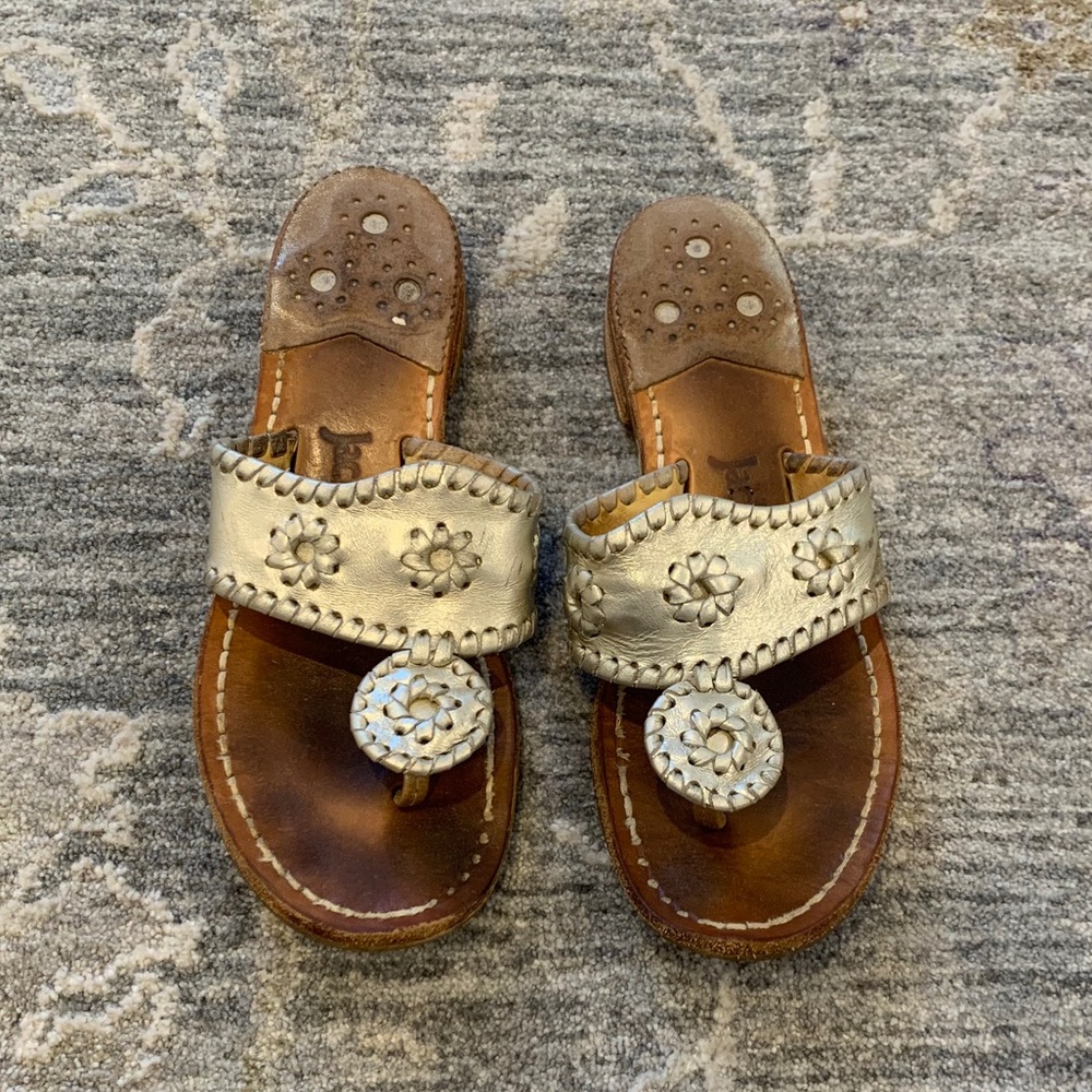 Jack Rogers Sandals - Platinum